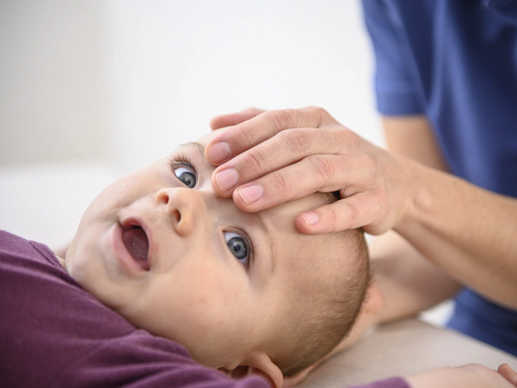 Osteopathische Behandlung Baby